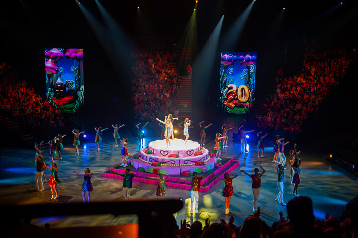 20 jaar K3 werd een heus spektakel in het Studio 100 Pop-Up Theater