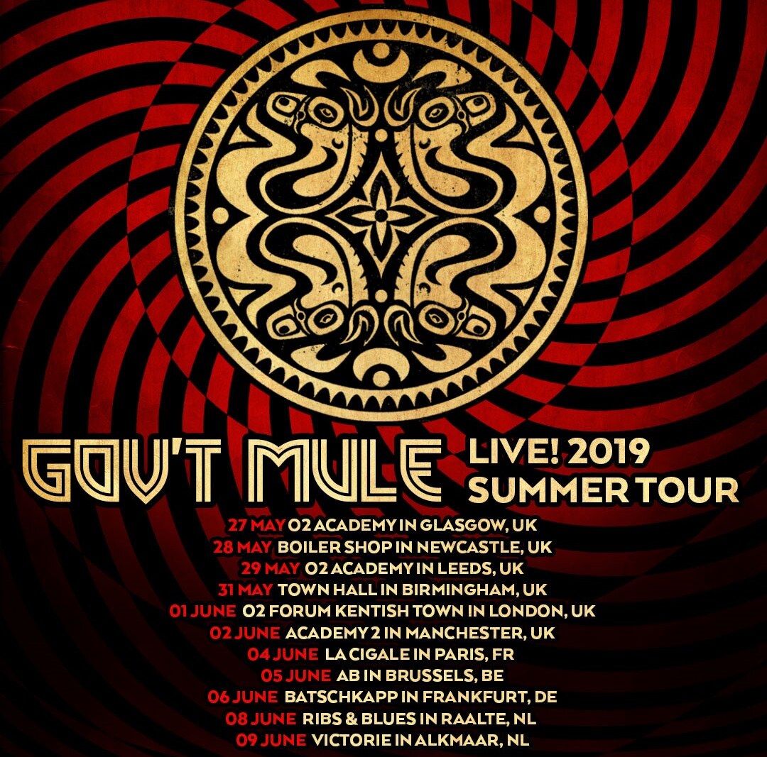 Gov't Mule announces May-June EU/UK tour