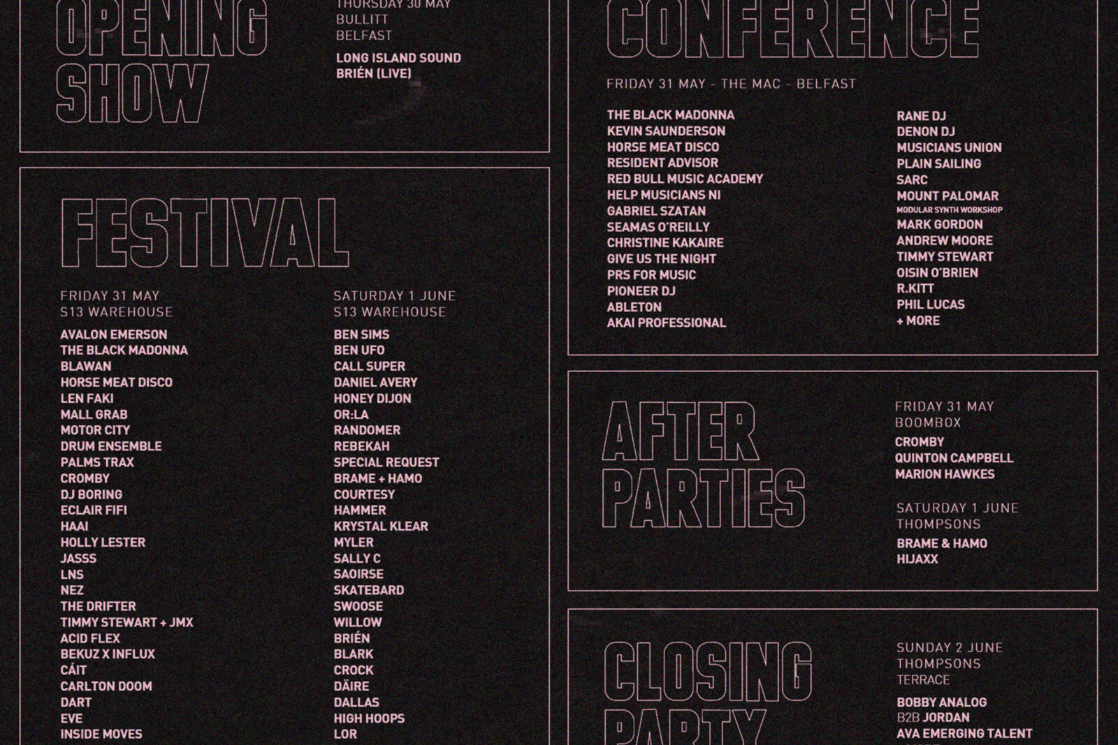AVA Festival announces full programme