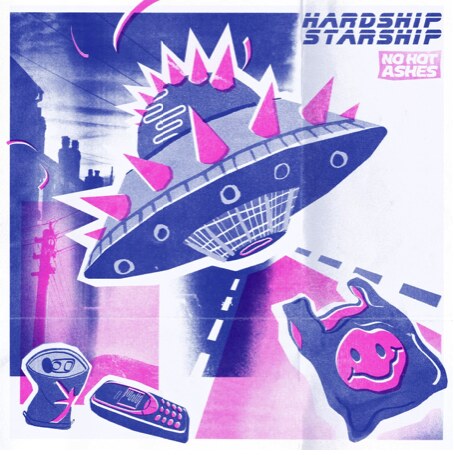 No Hot Ashes Chart a path to the stars with debut album 'Hardship Starship' - out 16th August