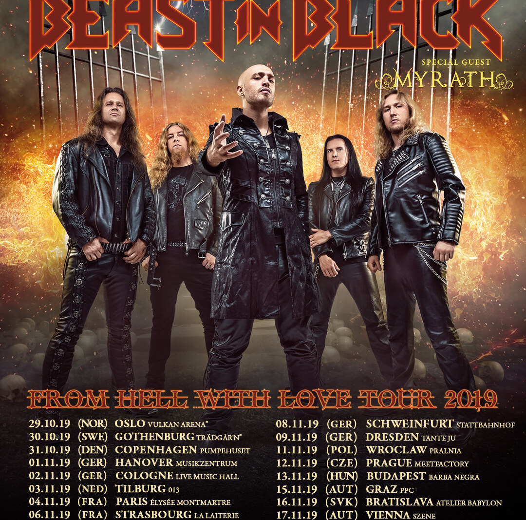 Beast in Black  announce second part of "From Hell With Love" European tour!