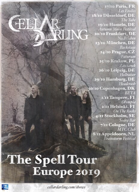 Cellar Darling announce European tour dates and new video for 'Pain'