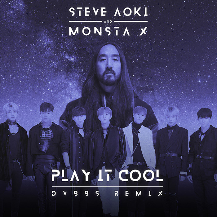 DVBBS remix Steve Aoki & Monsta X's "Play It Cool"