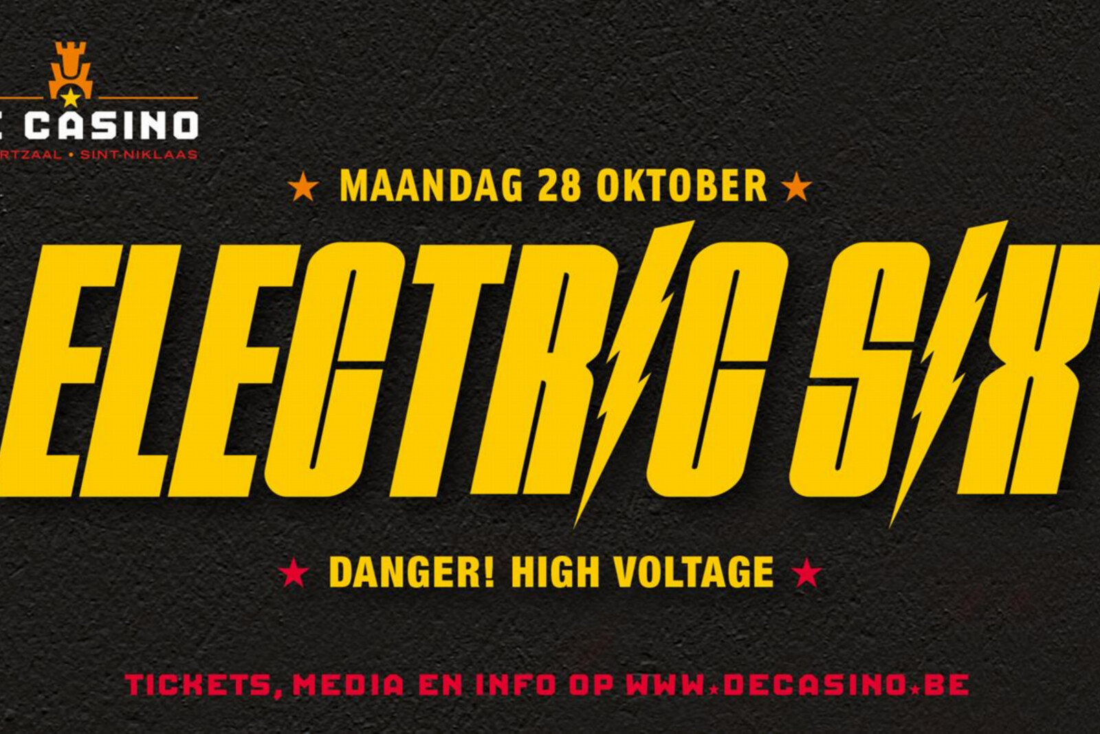 Electric Six spelen in De Casino