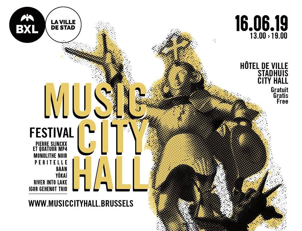Het Brusselse Stadhuis Music City Hall organiseert een gratis muziekevenement met 7 Brusselse topbands op een uitzonderlijke locatie.