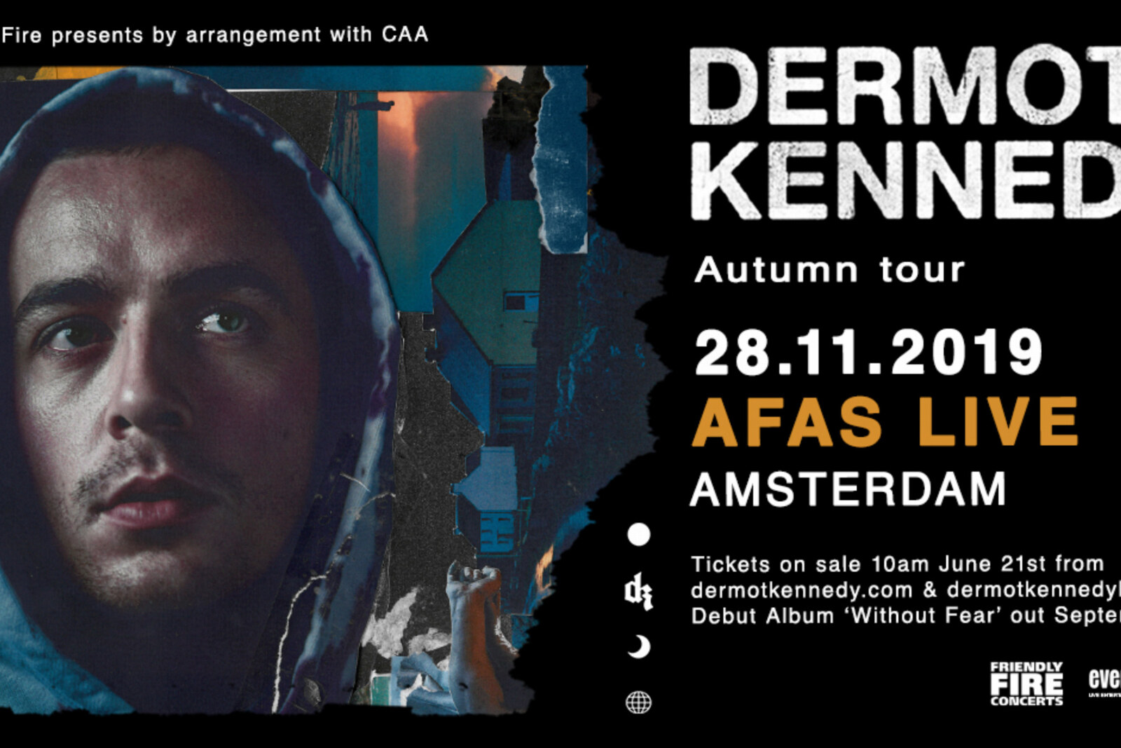 Dermot Kennedy naar AFAS Live met nieuw album Without Fear