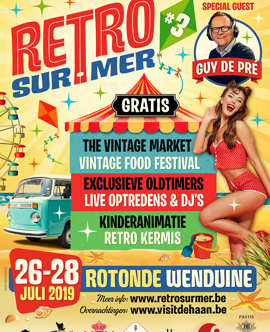 Wenduine is klaar voor 3de Retro Sur Mer: “Een maximale retrobeleving, met Guy De Pré én het blijft gratis!”