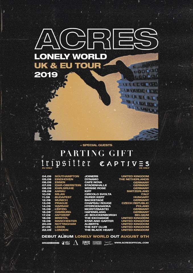 Tripsitter announce European tour with Acres