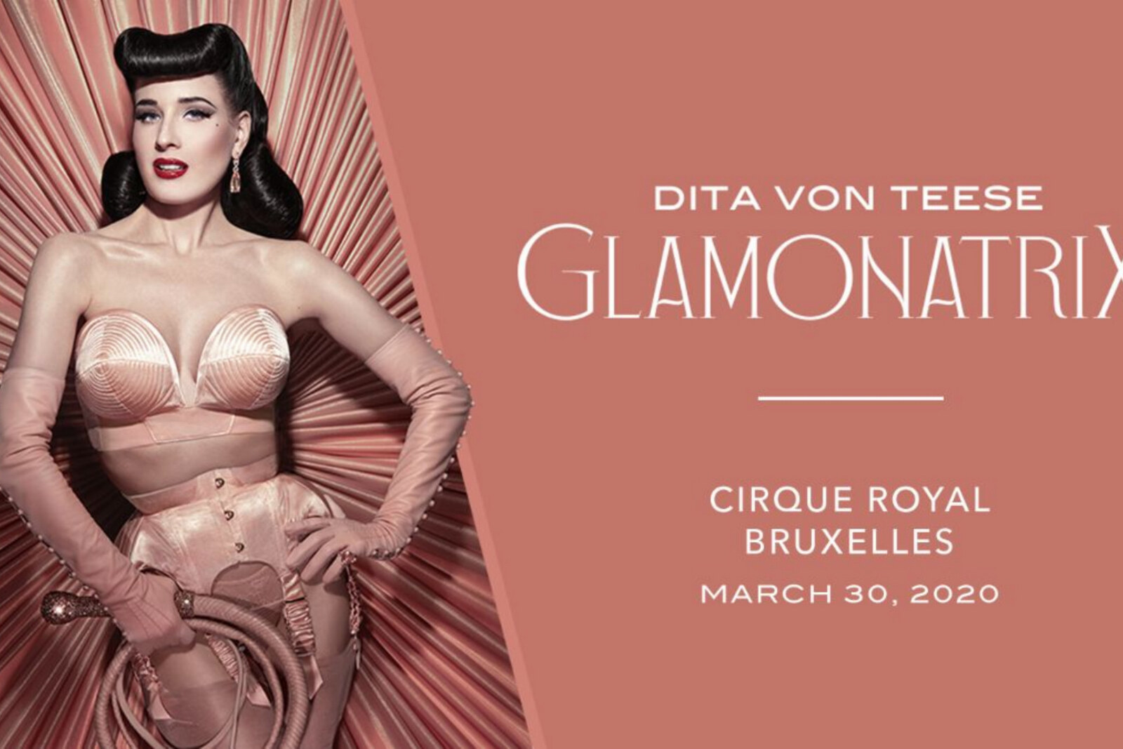 Queen of Burlesque, Dita Von Teese, komt naar Europa met haar splinternieuwe exuberante revue: Glamonatrix