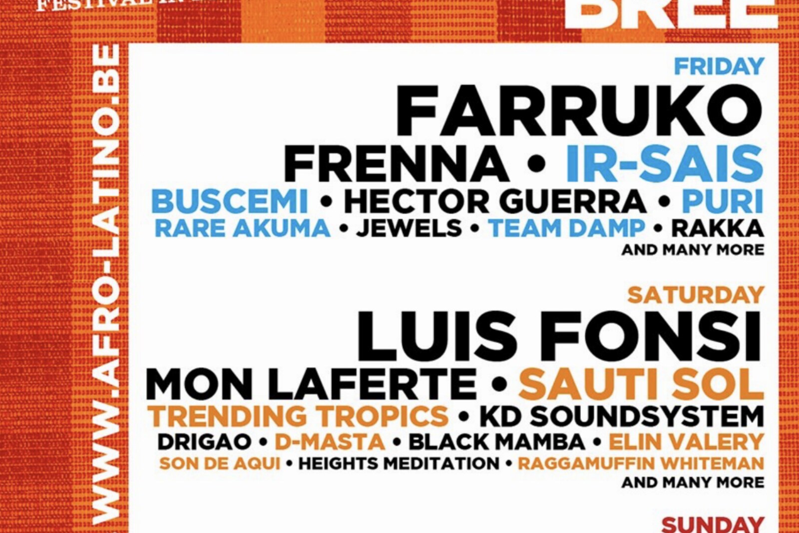 Afro-Latino Festival 2019: nog steeds pionier in duurzaamheid