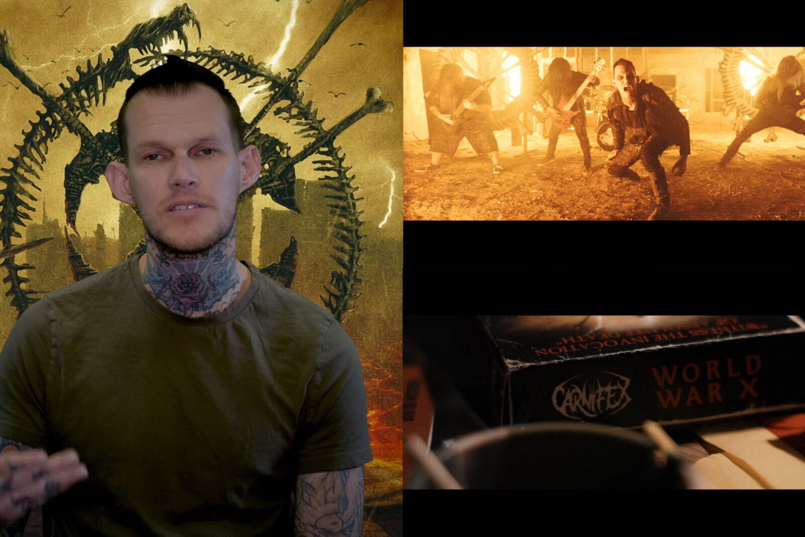 Carnifex discuss the title track 'World War X'!