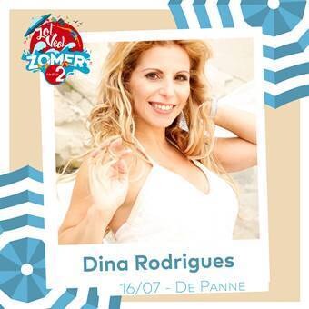 Dina Rodrigues in Plage Préférée bij Radio 2