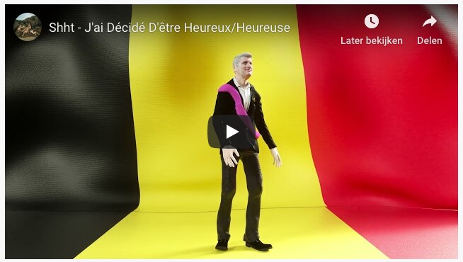  'J'ai Décidé d'être heureux/heureuse' nieuwe videclip SHHT