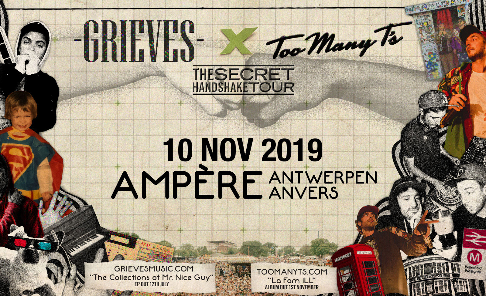 Grieves en Too Many T's komen op 10 november naar Ampere in Antwerpen