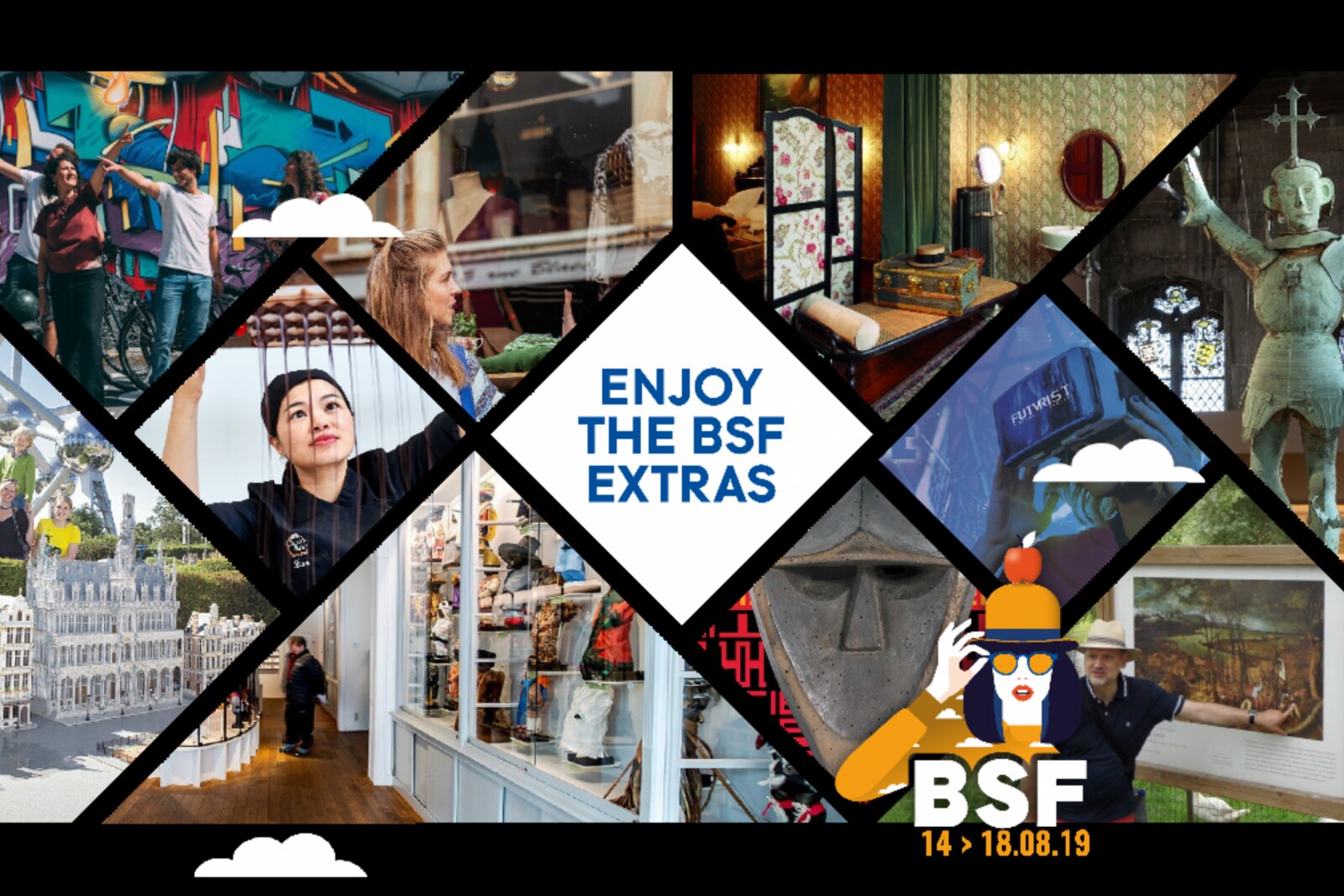 De BSF Extras zijn iedere keer weer een andere manier om de stad te beleven dankzij het Brussels Summer Festival
