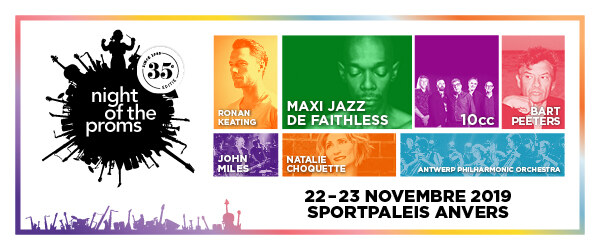 Ronan Keating en 10CC komen naar Night of the Proms in Antwerpen