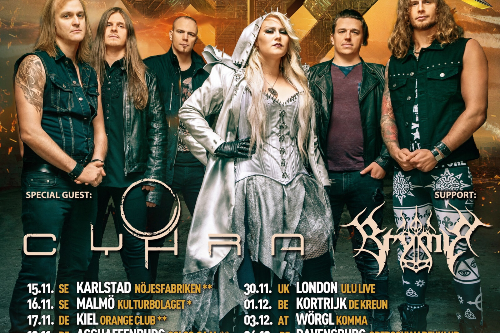 Battle Beast  announce support acts for second part of their "No More Hollywood Endings" European tour + unveil 2019 festival season aftermovie!