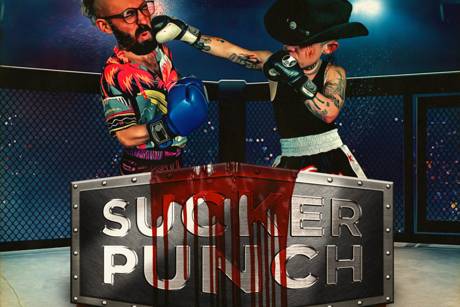 Luca Lush & Lil Texas release "Sucker Punch" incl. Celebrity Deathmatch-alike music video