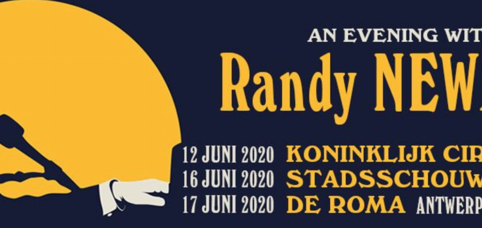 Randy Newman tourt met 3 data doorheen België in juni 2020