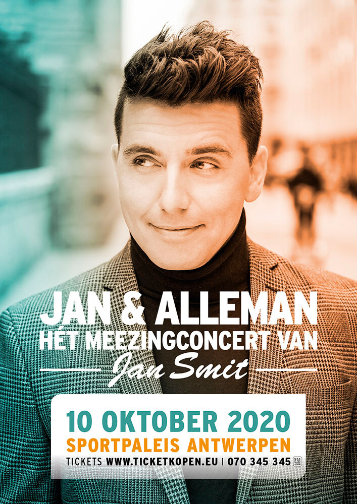 Jan Smit staat zaterdag 10 oktober 2020 terug in het Sportpaleis.