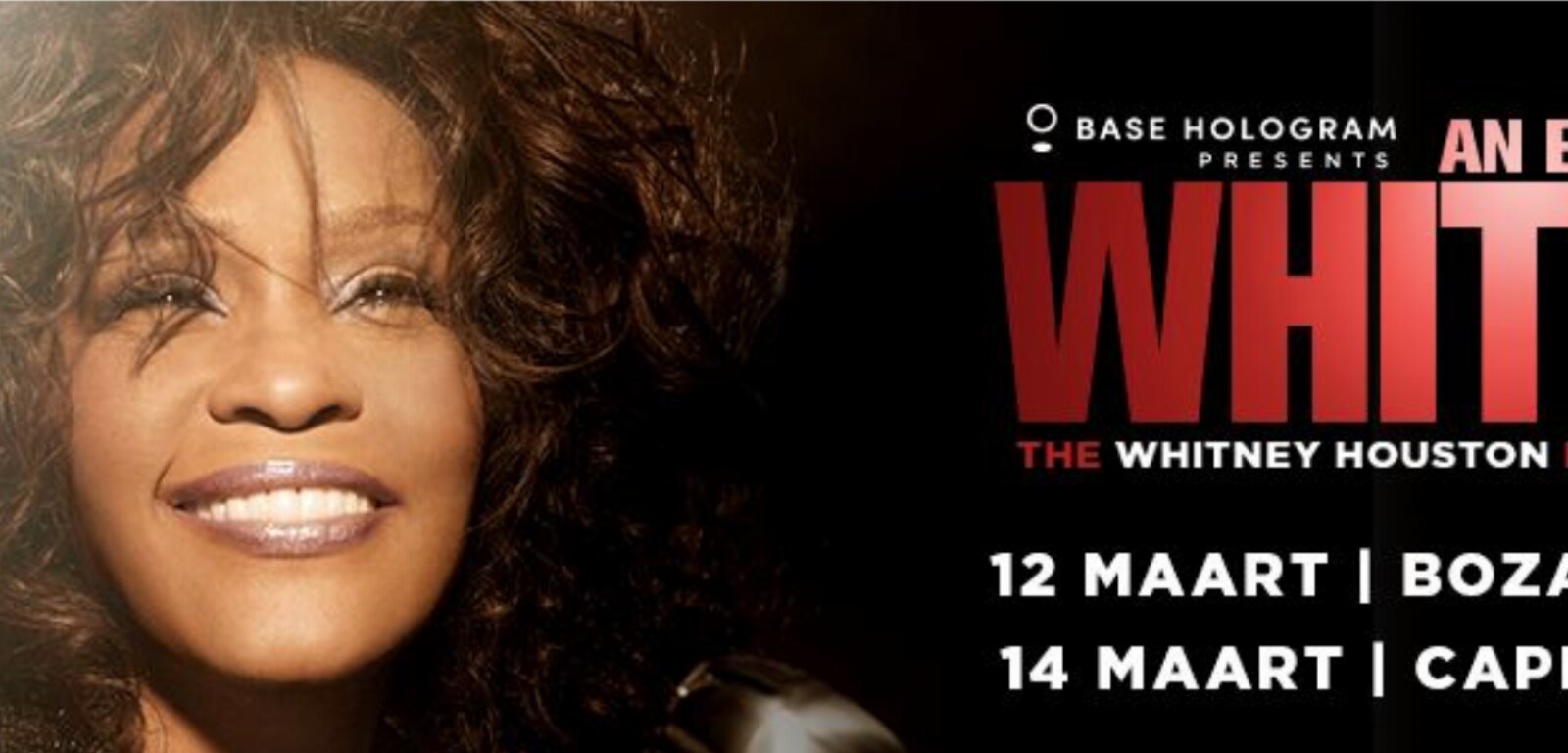 The Whitney Houston Hologram Tour komt in maart 2020 naar Vlaanderen