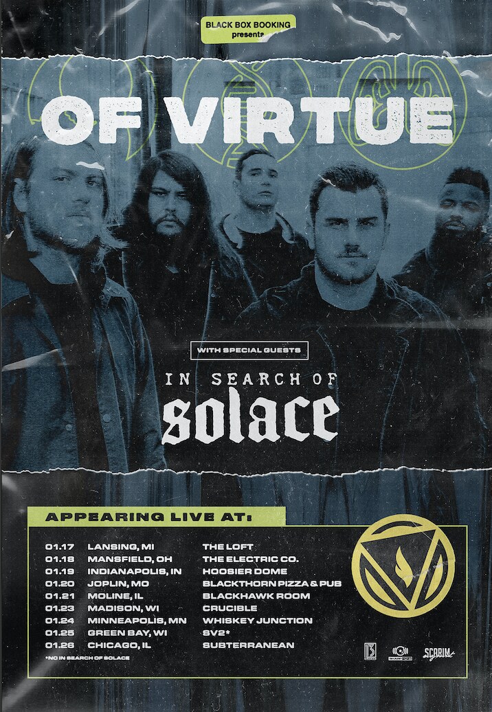 Of Virtue announce January tour dates with labelmates In Search Of Solace