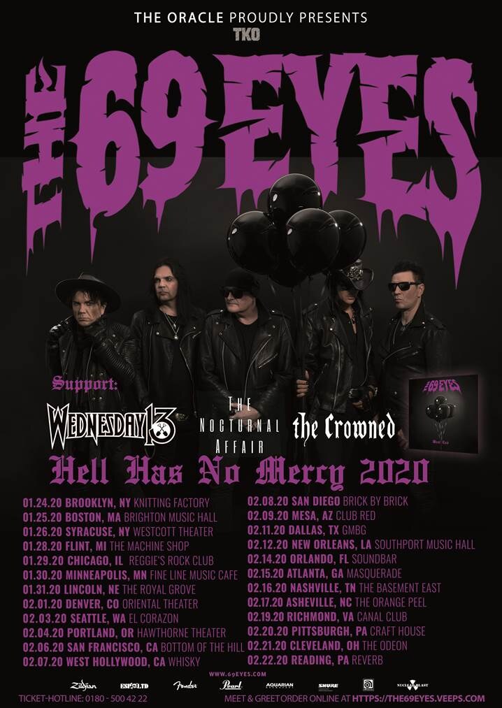 The 69 Eyes - Jyrki on the Vegan Black Metal Chef show