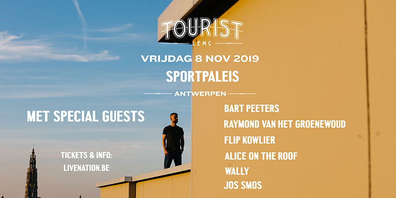 Tourist LeMC komt met special guest naar het Sportpaleis
