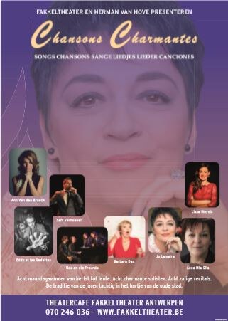 8 muzikale maandagavonden in het Fakkeltheater met: “Chansons Charmantes” De wilde charme van het chanson.