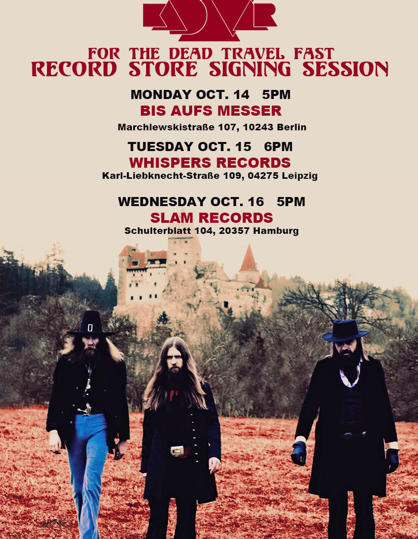 Kadavar »For The Dead Travel Fast« enters Top 10 of the German album charts