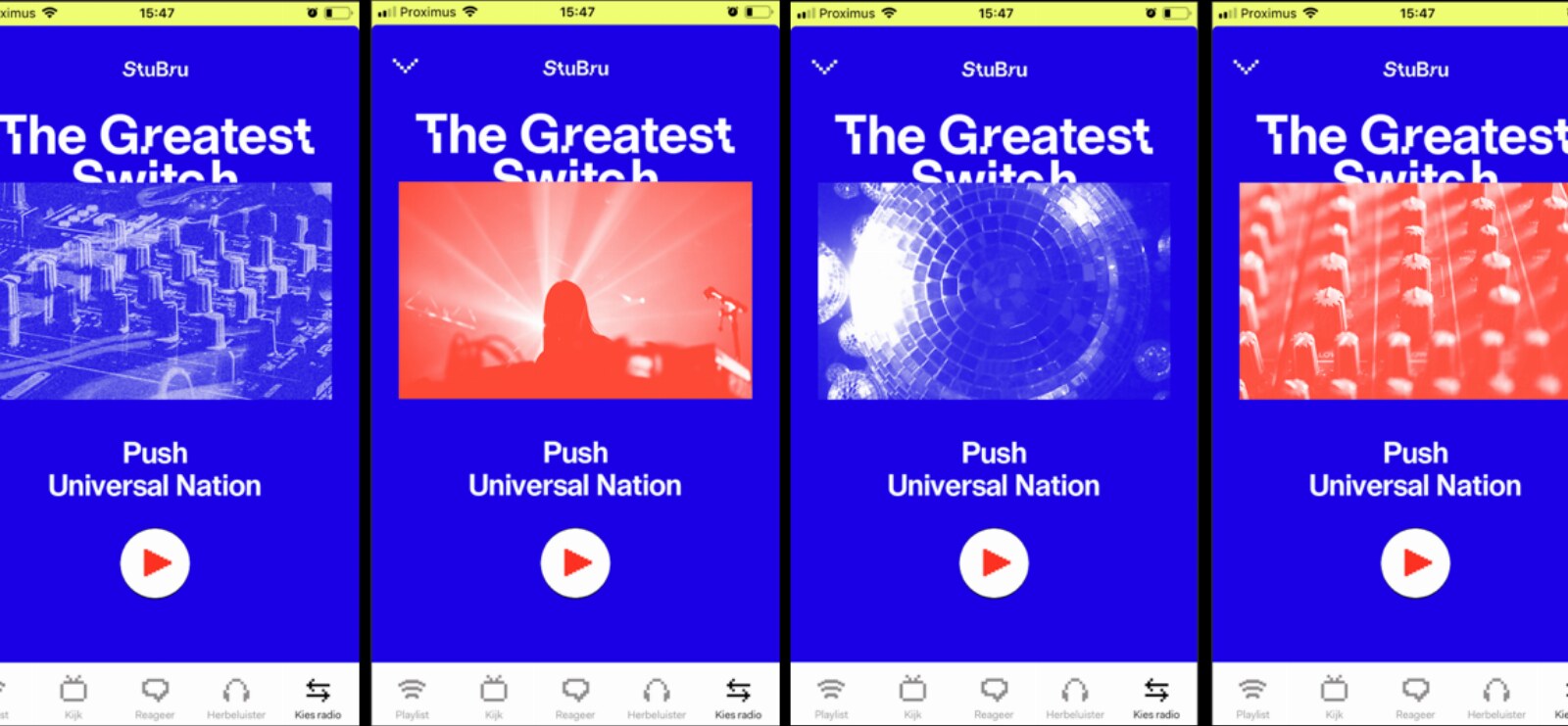 Studio Brussel lanceert nieuw digitaal kanaal: The Greatest Switch