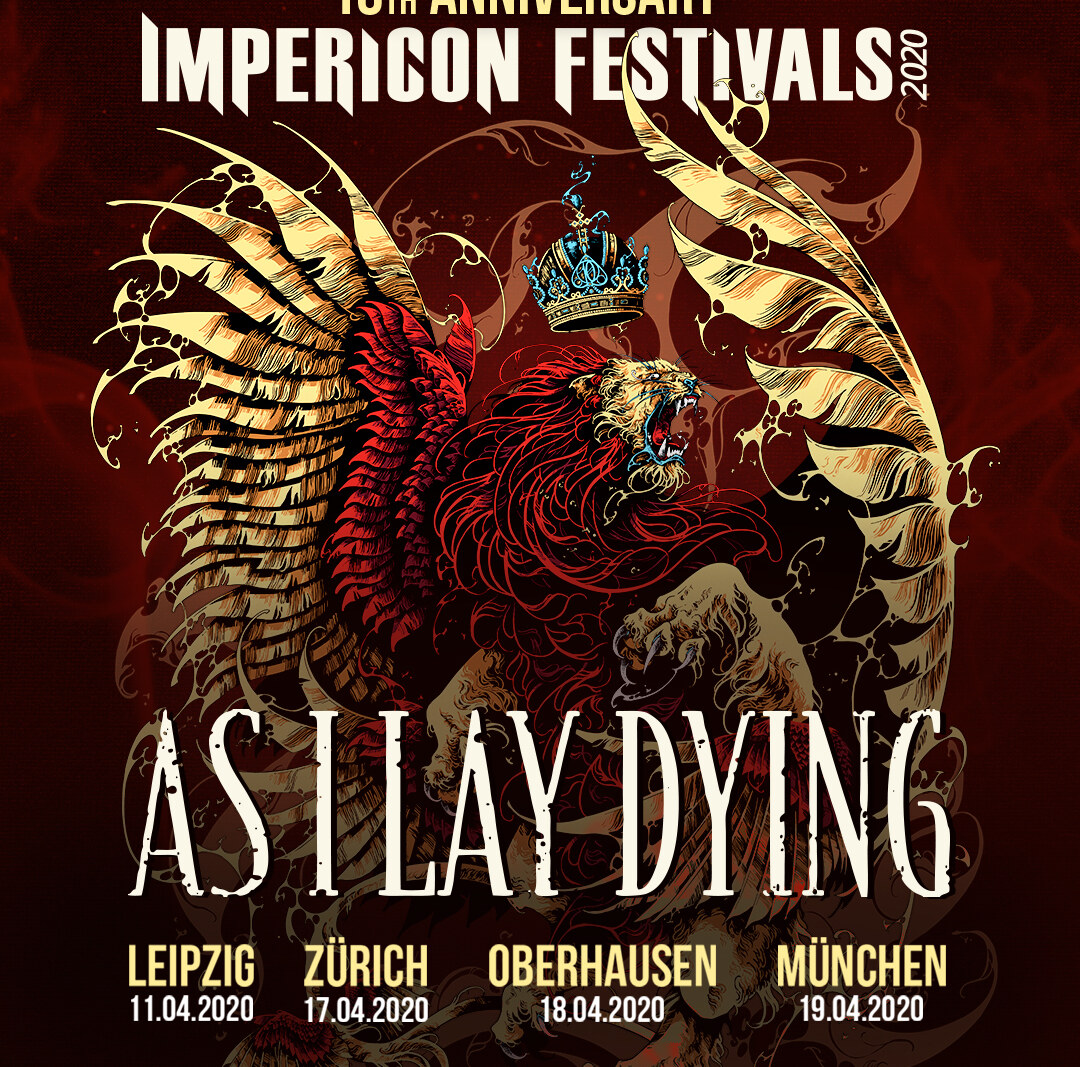 As I Lay Dying to headline Impericon Festivals 2020
