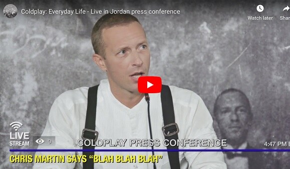 Coldplay brengt nieuw nummer 'Everyday Life' uit