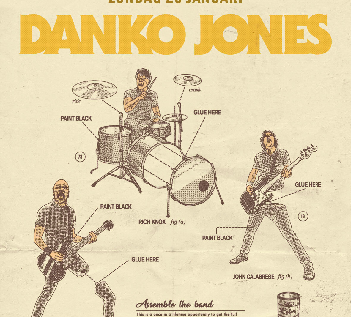 Danko Jones komt naar De Casino