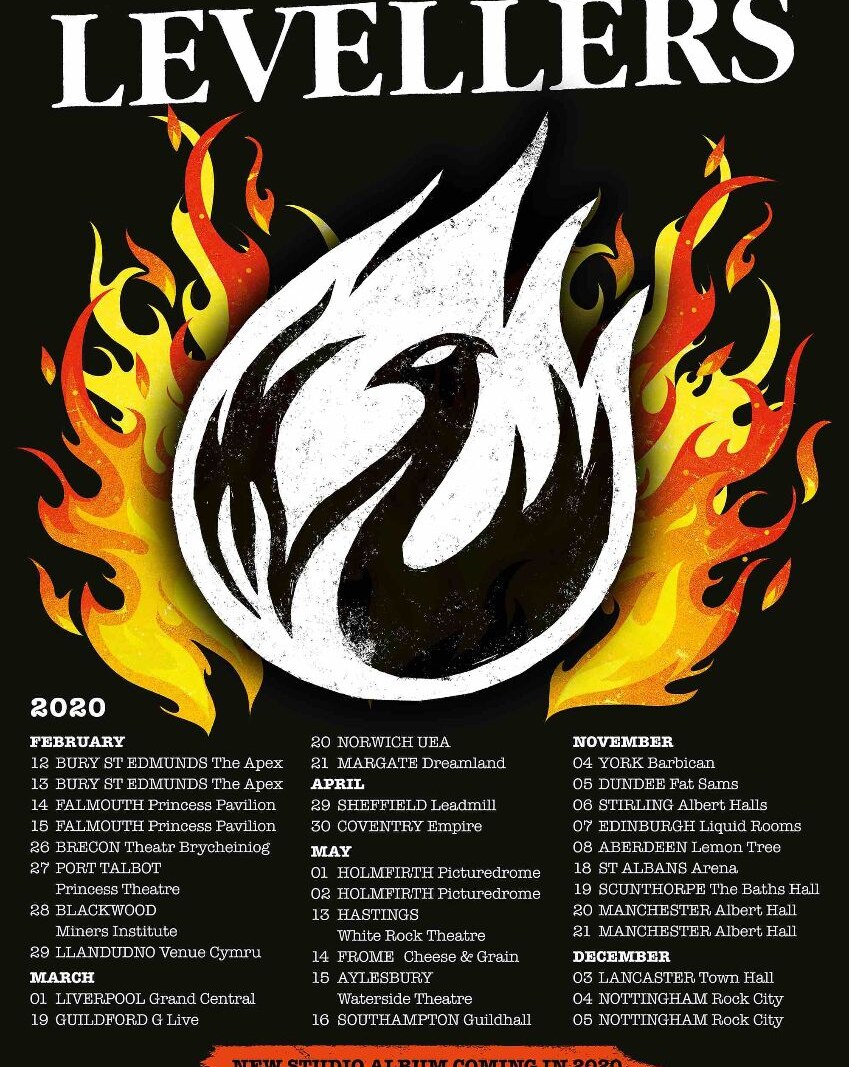 Levellers announce 2020 UK & EU headline tour
