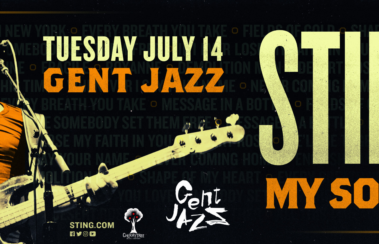 Sting komt (echt) naar Gent Jazz in 2020