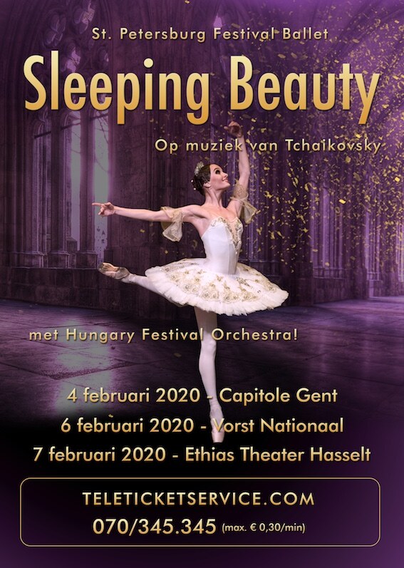 Gerenommeerd St. Petersburg Festival Ballet brengt 'Sleeping Beauty' in Gent, Vorst en Hasselt