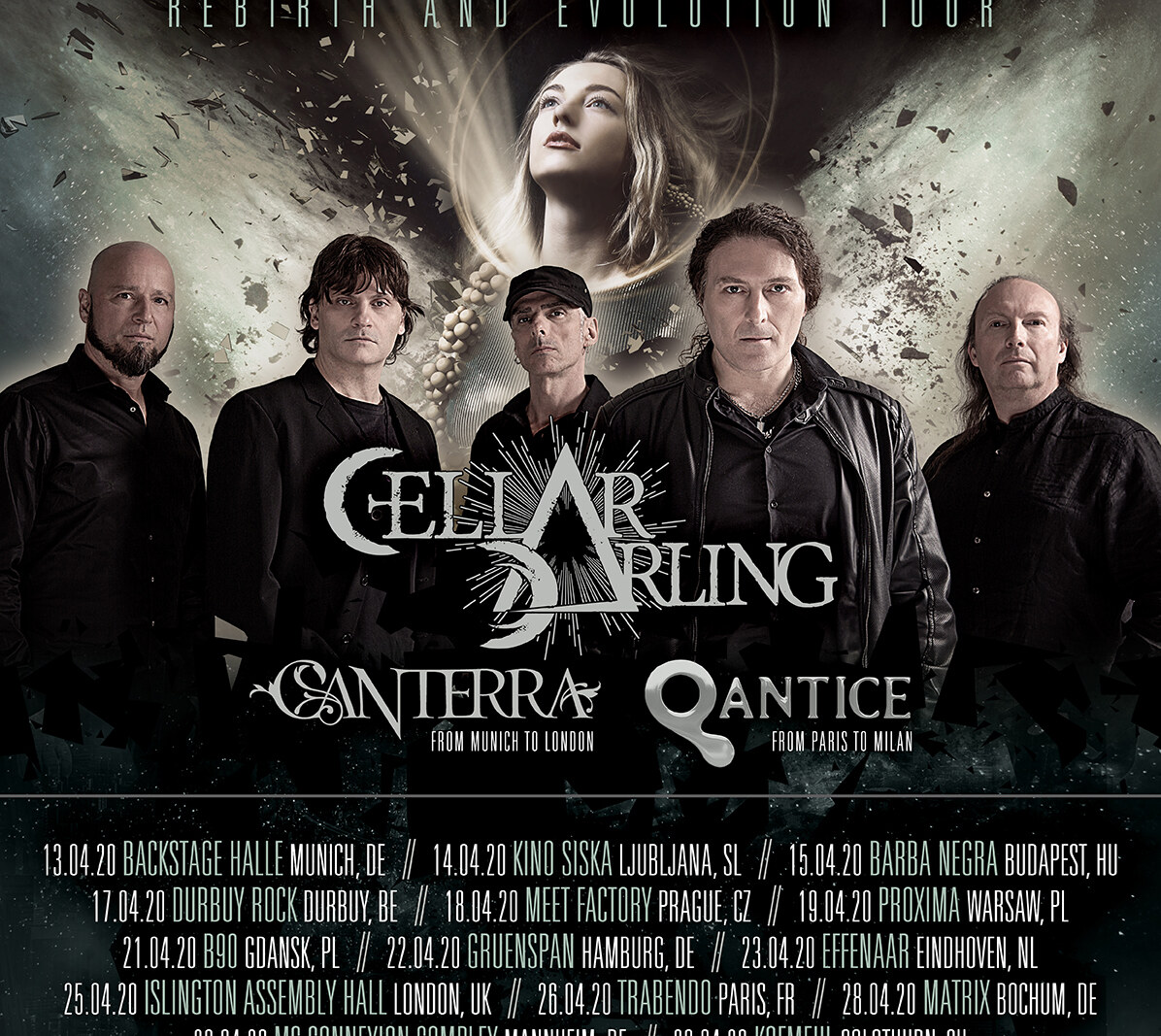 Turilli / Lione Rpapsody - announce "Rebirth And Evolution" European tour 2020!