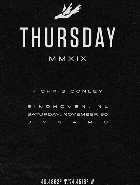 Chris Conley Of Saves The Day To Be Joining Thursday On Their Only European Show!