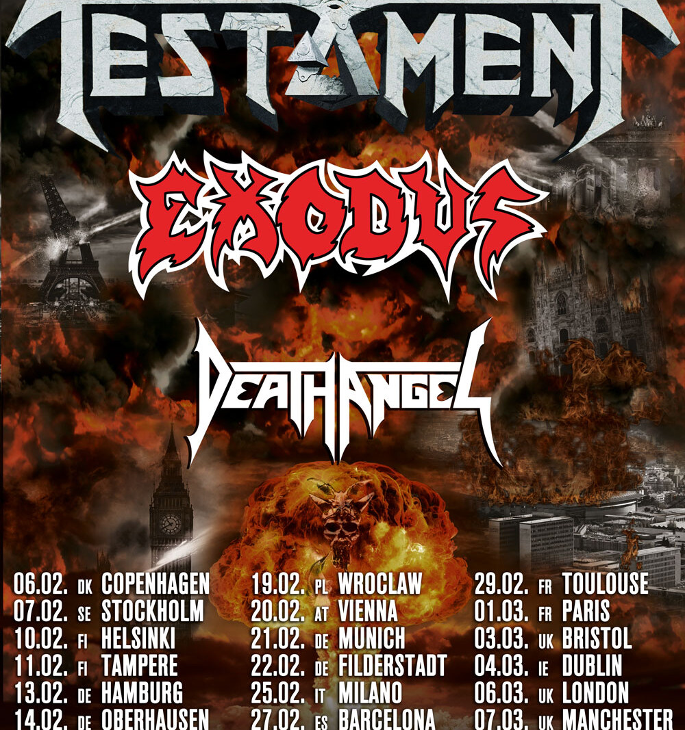 Death Angel reveals new music video for 'Immortal Behated' + nominated for Grammy in 'Best Metal Performance' category for "Humanicide"!
