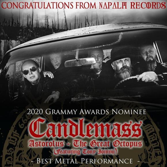 Candlemass Nominated for Best Metal Performance Grammy Award!