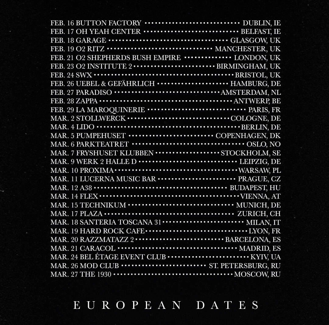 Palaye Royale - European Tour In 2020!