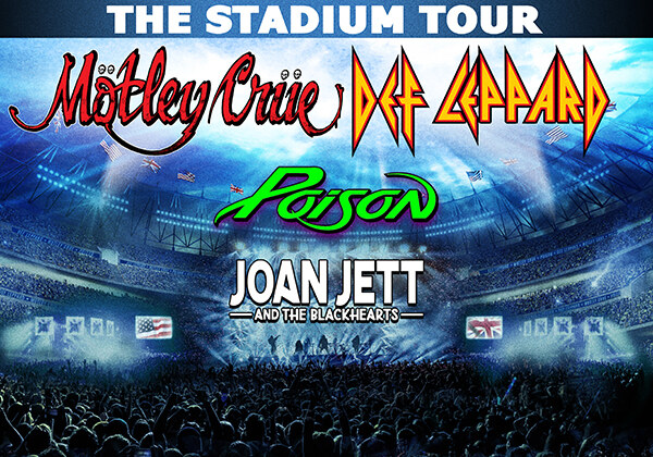 The Stadium Tour Summer 2020: Def Leppard, Mötley Crüe, Poison, Joan Jett & The Blackhearts