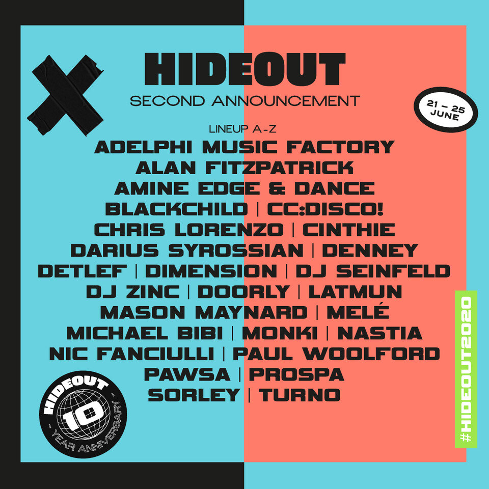 Hideout Festival announces Darius Syrossian, Paul Woolford, Nastia, DJ Seinfeld and more ++
