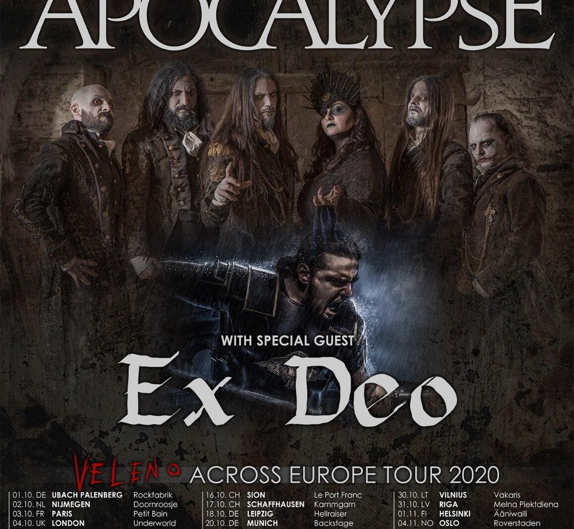 Fleshgod Apocalypse announce "Veleno Across Europe Tour 2020"