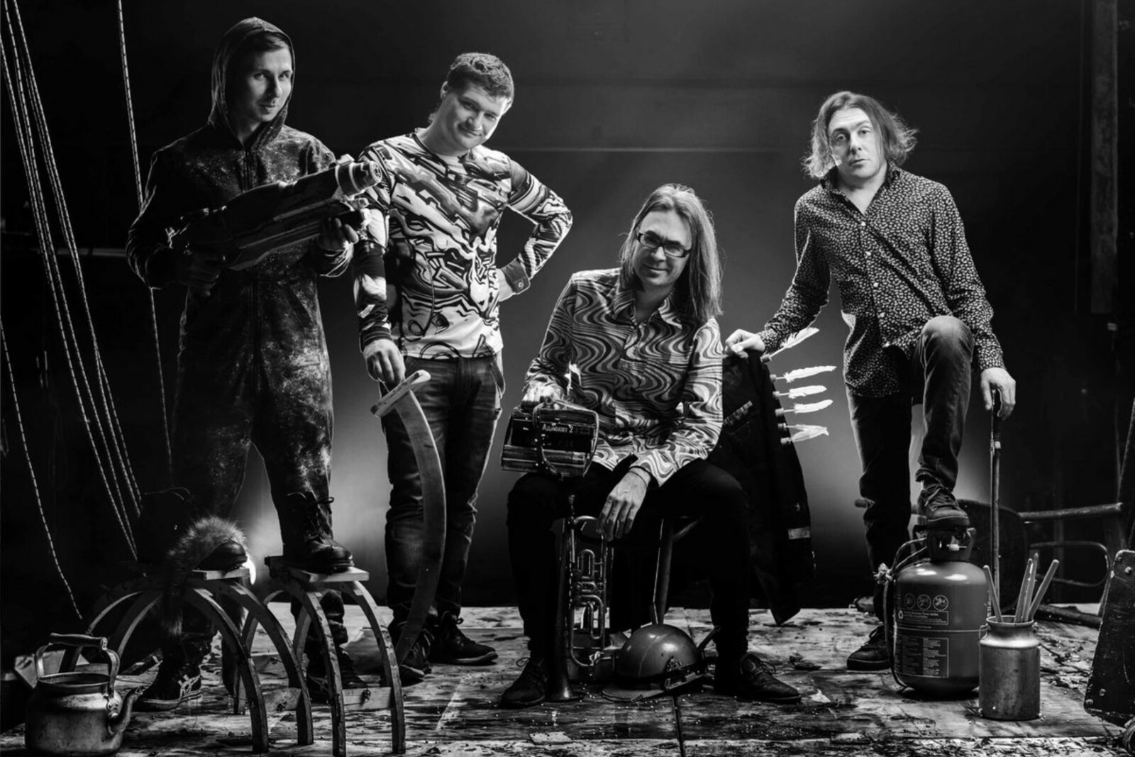 Psychedelic Prog Rock Trio The Legendary Flower Punk Releases New Album "Wabi Wu"!