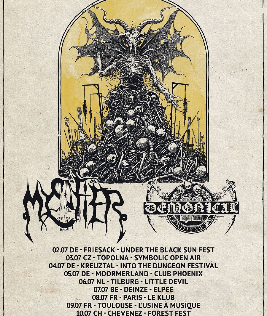 Demonical announce summer tour dates