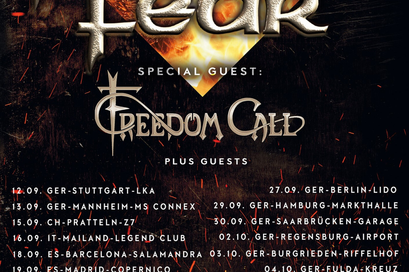Primal Fear- announce "Metal Commando Over Europe Tour 2020"
