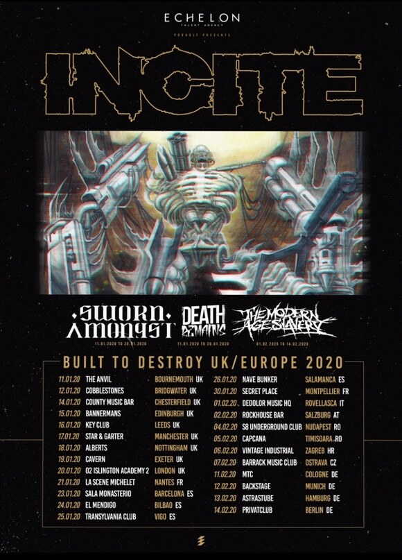 Arizona metal stompers, Incite To Kick Off European Tour This Month!