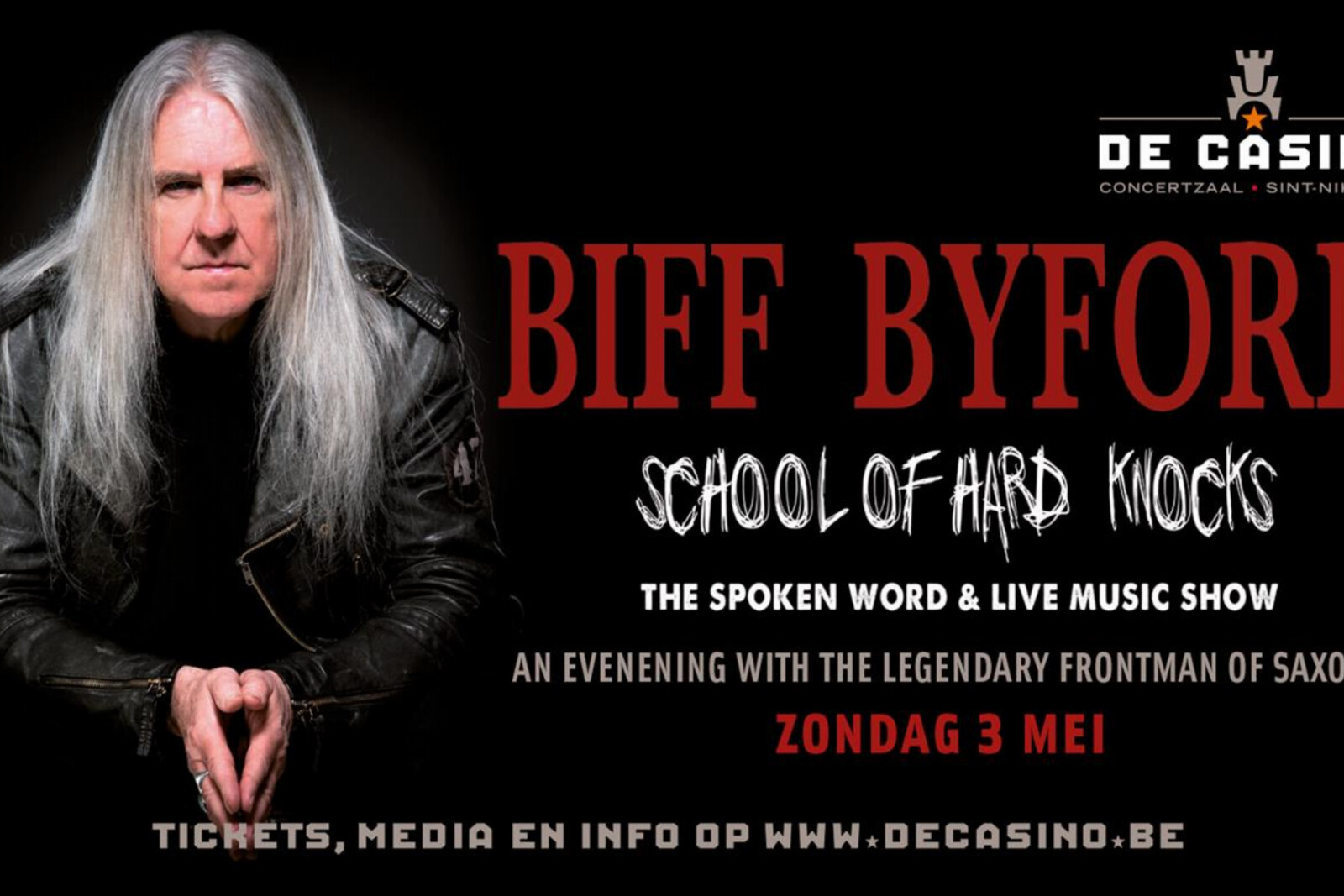 An evening with Biff Byford in De Casino